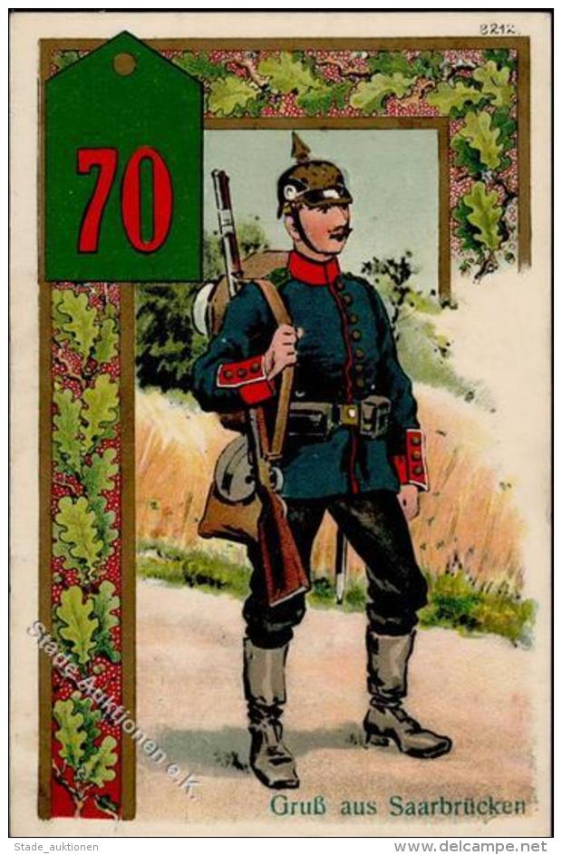 Regiment Nr. 70 Saarbr&uuml;cken 1915 I-II - Regimente