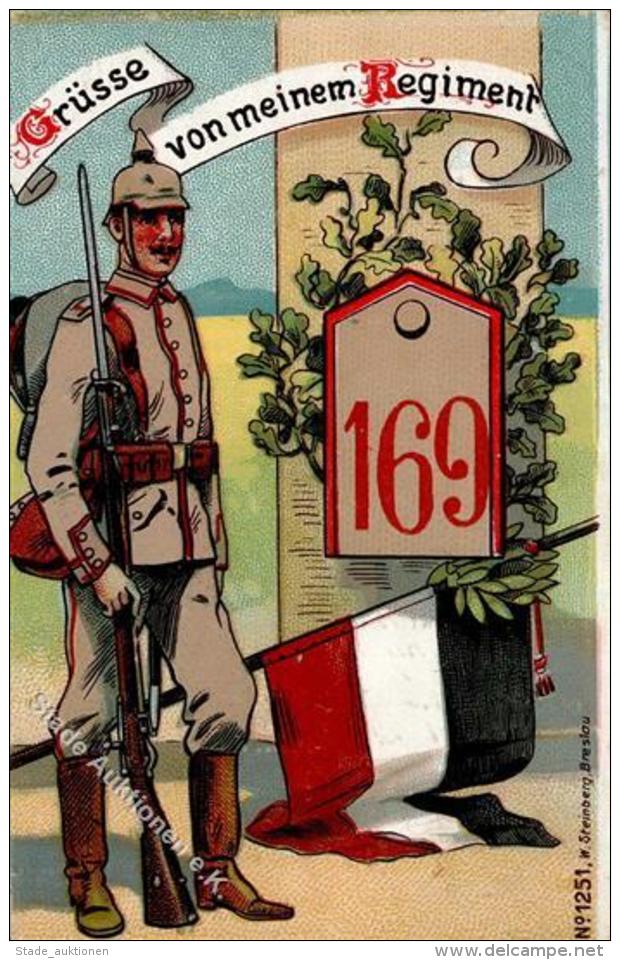 Regiment Nr. 169 Infanterie Rgmt.  1917 I-II (fleckig) - Regimente