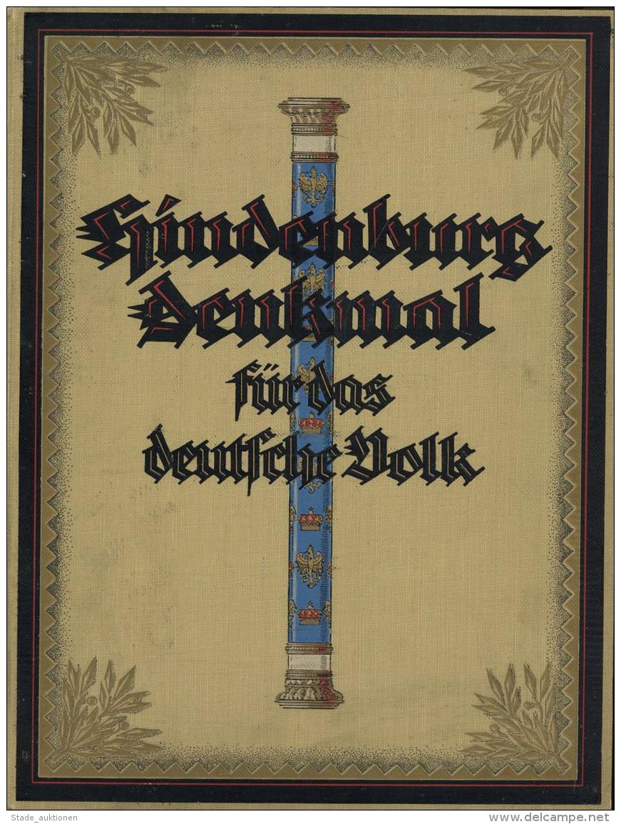 Buch WK I Hindenburg Denkmal F&uuml;r Das Deutsche Volk Jubil&auml;umsausgabe 1925 Hrsg. Lindenberg, Paul Vaterl&auml;nd - Sonstige & Ohne Zuordnung