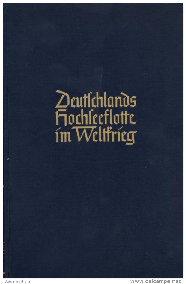 Buch WK I Deutschlands Hochseeflotte Im Weltkrieg Scheer, Admiral 1920 Verlag Scherl 386 Seiten Viele Abbildungen Und Ka - Andere & Zonder Classificatie