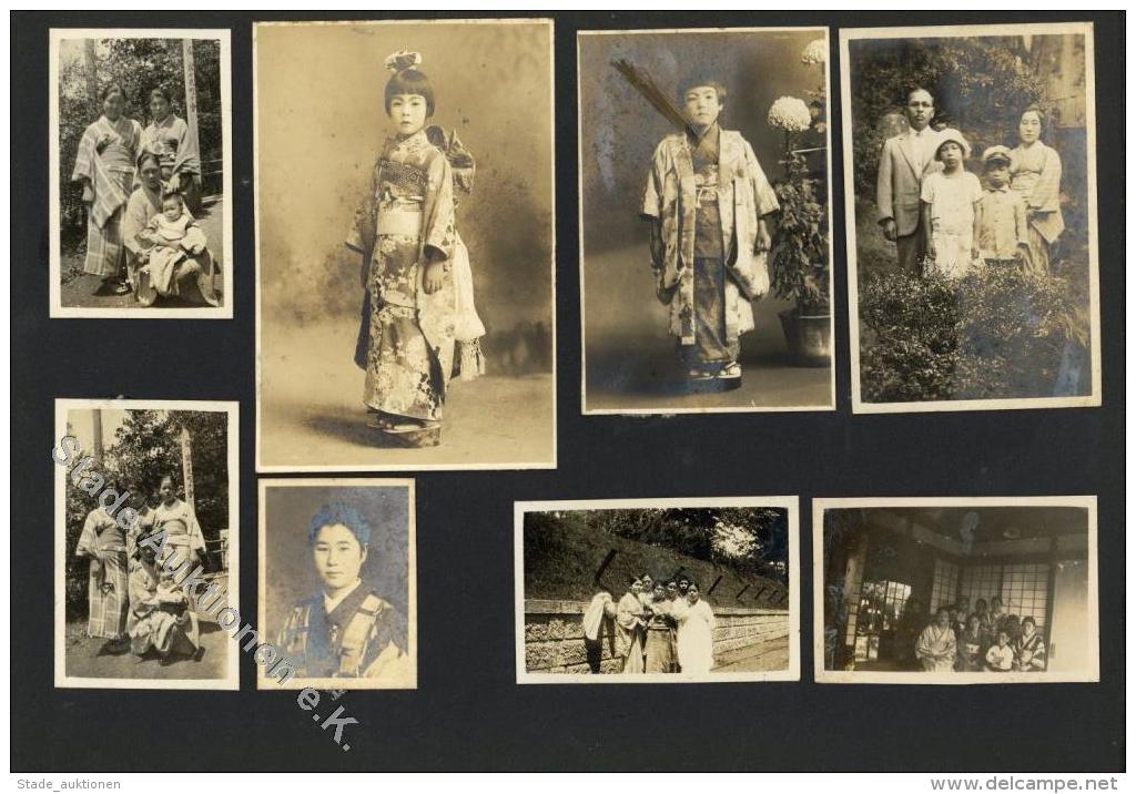 Milit&auml;r Japan Um 1920 Album Mit Circa 40 Fotos Zivil Und Milit&auml;r I-II - Sonstige & Ohne Zuordnung