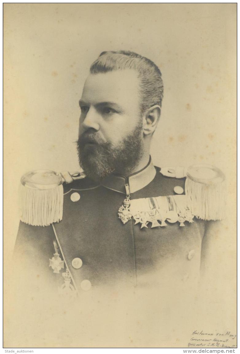 Milit&auml;r Gro&szlig;es Soldatenportraite Um 1890 I-II (fleckig) - Sonstige & Ohne Zuordnung