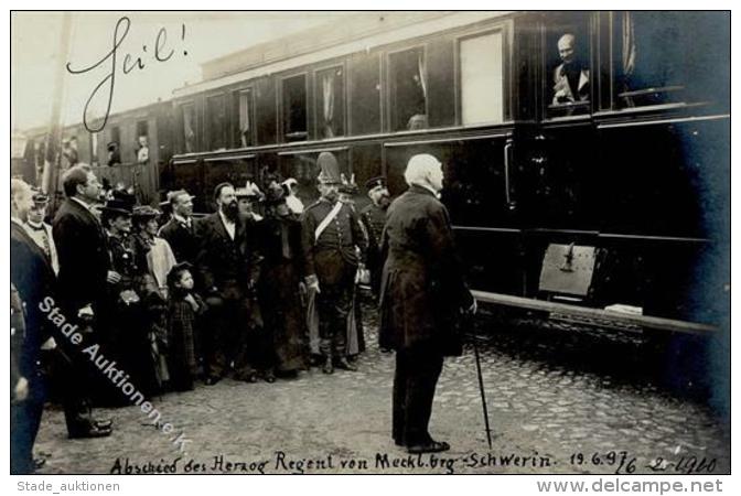 Bismarck Herzog Regent Von Mecklenburg Schwerin Foto AK 1897 I-II - Persönlichkeiten