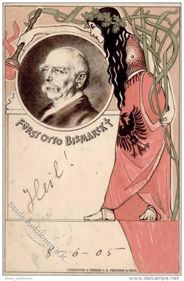 Bismarck Frau Jugendstil  1905 I-II Art Nouveau - People