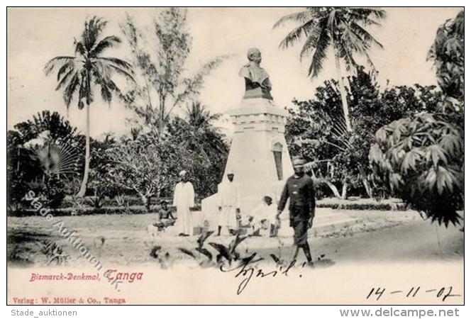 Bismarck Denkmal Tanga Deutsch-Ost Afrika 1912 I-II - Persönlichkeiten