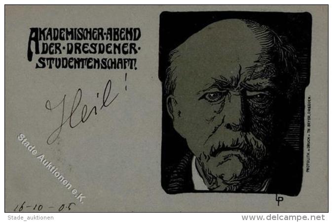 Bismarck Akademischer Abend Der Dresdener Studentenschaft 1905 I-II - Persönlichkeiten