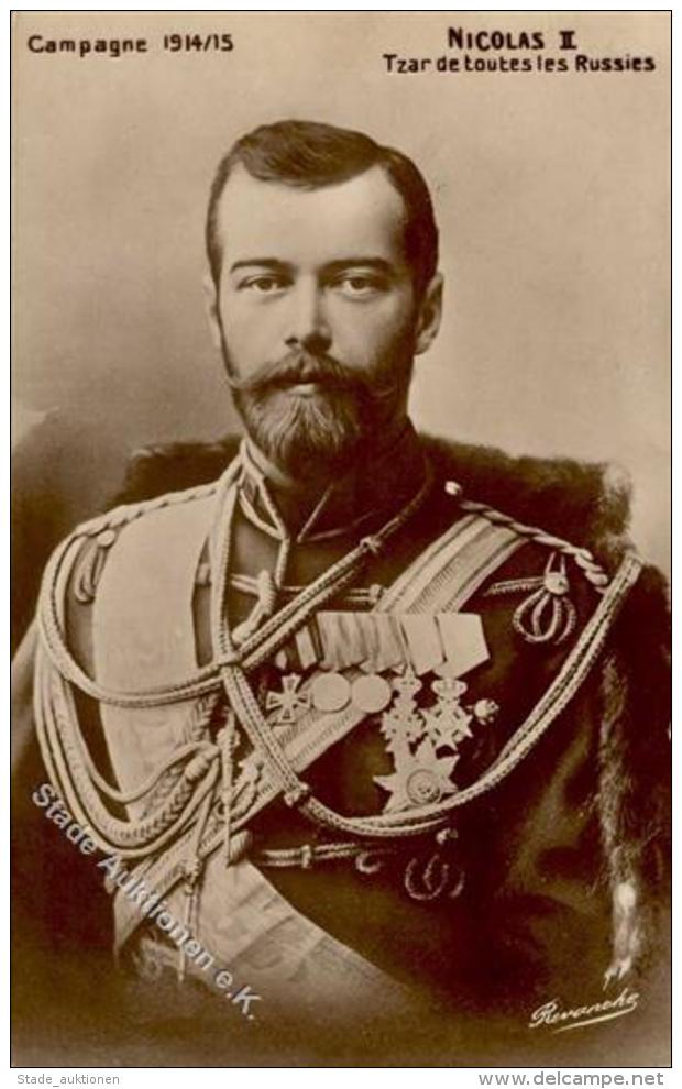 Adel Russland Zar Nicolas II Foto AK I-II - Sonstige & Ohne Zuordnung