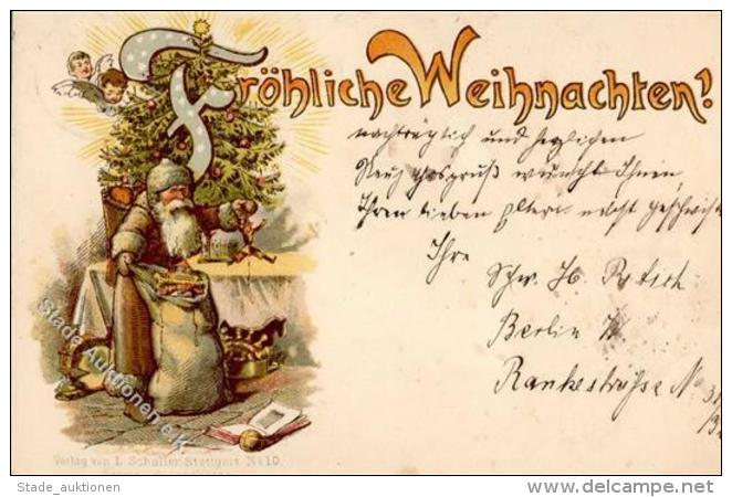 WEIHNACHTSMANN - Litho 1898 Nr. 10, I-II - Sonstige & Ohne Zuordnung