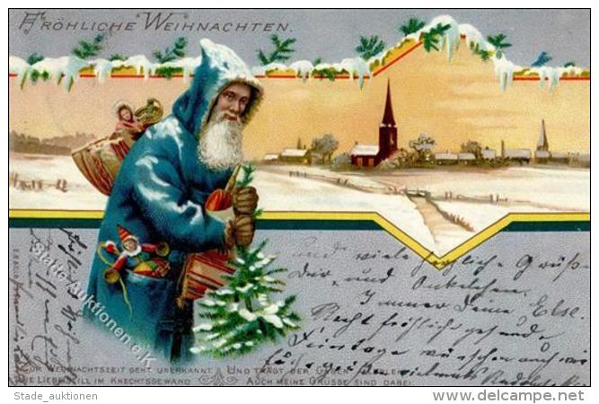 WEIHNACHTSMANN - Litho  1899 Mit Spielzeug I-II Jouet - Sonstige & Ohne Zuordnung