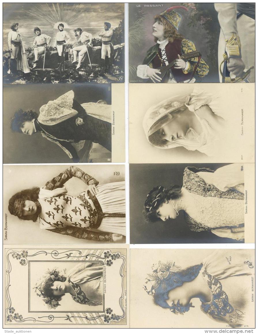 Sarah Bernhardt Partie Von Circa 47 Ansichtskarten I-II - Actors