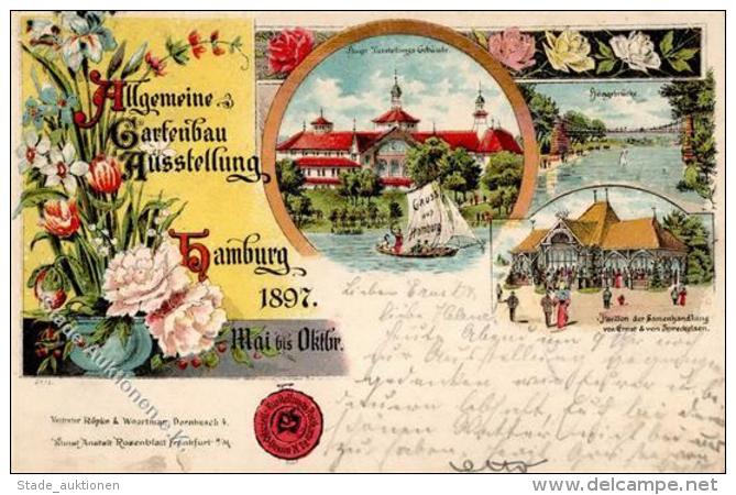 GARTENBAU-AUSSTELLUNG HAMBURG 1897 - Offiz. Karte Nr. 20 I-II - Sonstige & Ohne Zuordnung