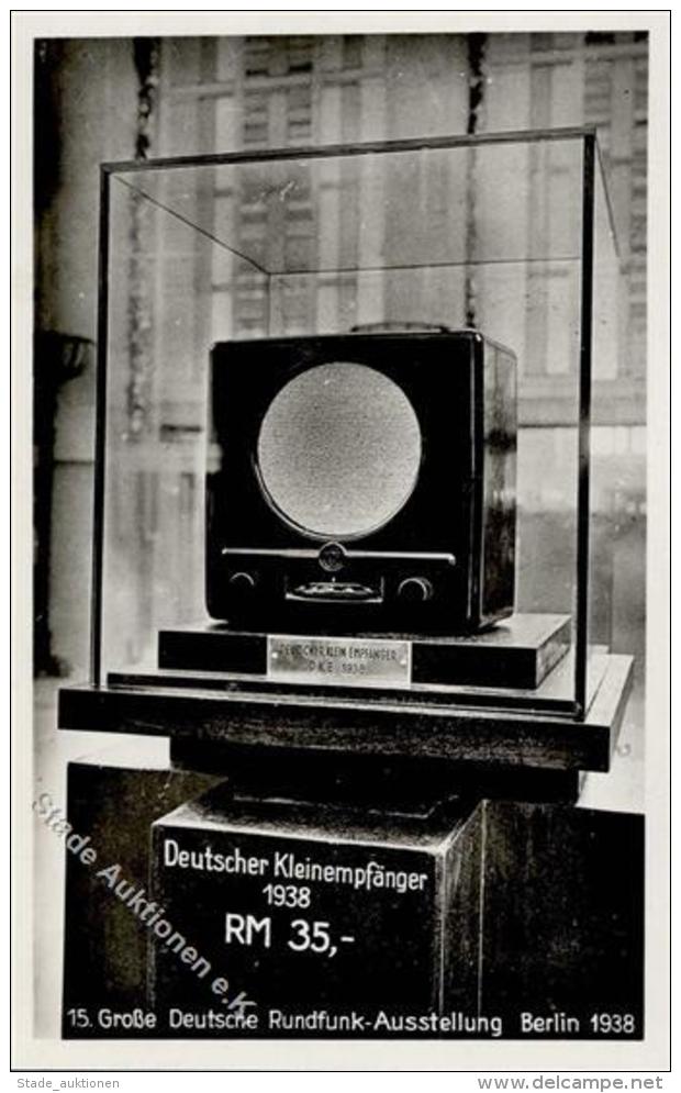 Radio Berlin (1000) Deutscher Kleinempf&auml;nger Rundfunk Ausstellung 1938 WK II I-II Expo - Radio