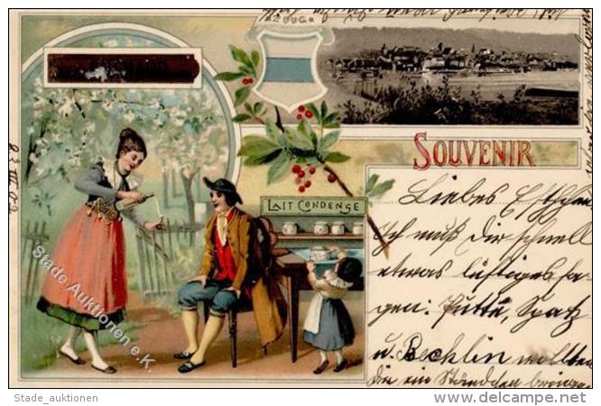 Suchard Schokolade Kanton Zug 1902 I-II - Werbepostkarten