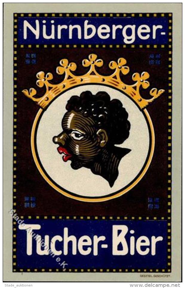 Bier N&uuml;rnberg (8500) Tucher Bier  K&uuml;nstlerkarte I-II Bi&egrave;re - Advertising