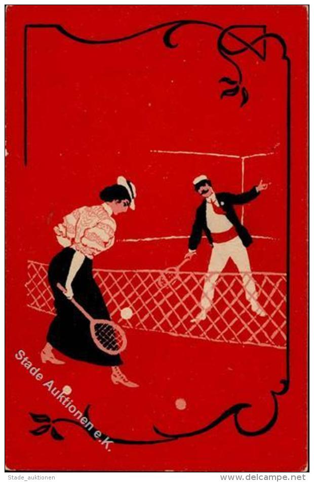 FRANKREICH - Jugendstil-Werbekarte Im Restaurant - Grand Magasin LA JEUNESSE MARX, NANTES  - TENNIS I Art Nouveau - Werbepostkarten