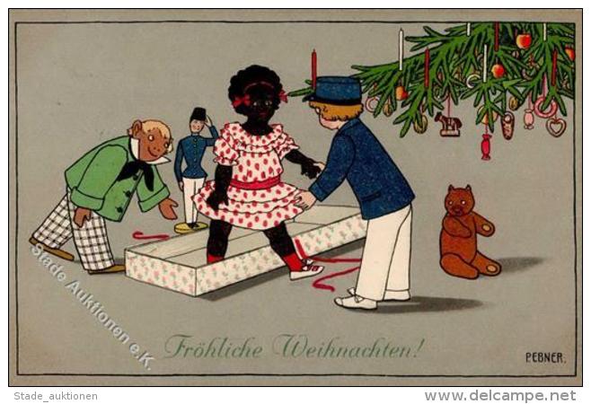 Ebner, Pauli Kinder Teddy Weihnachten K&uuml;nstler-Karte I-II Noel - Ebner, Pauli