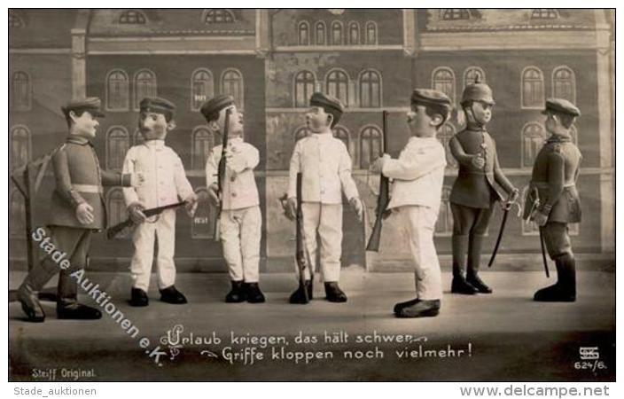 STEIFF-Puppen - Steiff Original 624/6 Mit Ballon-Truppen-o 1916 I-II - Spielzeug & Spiele