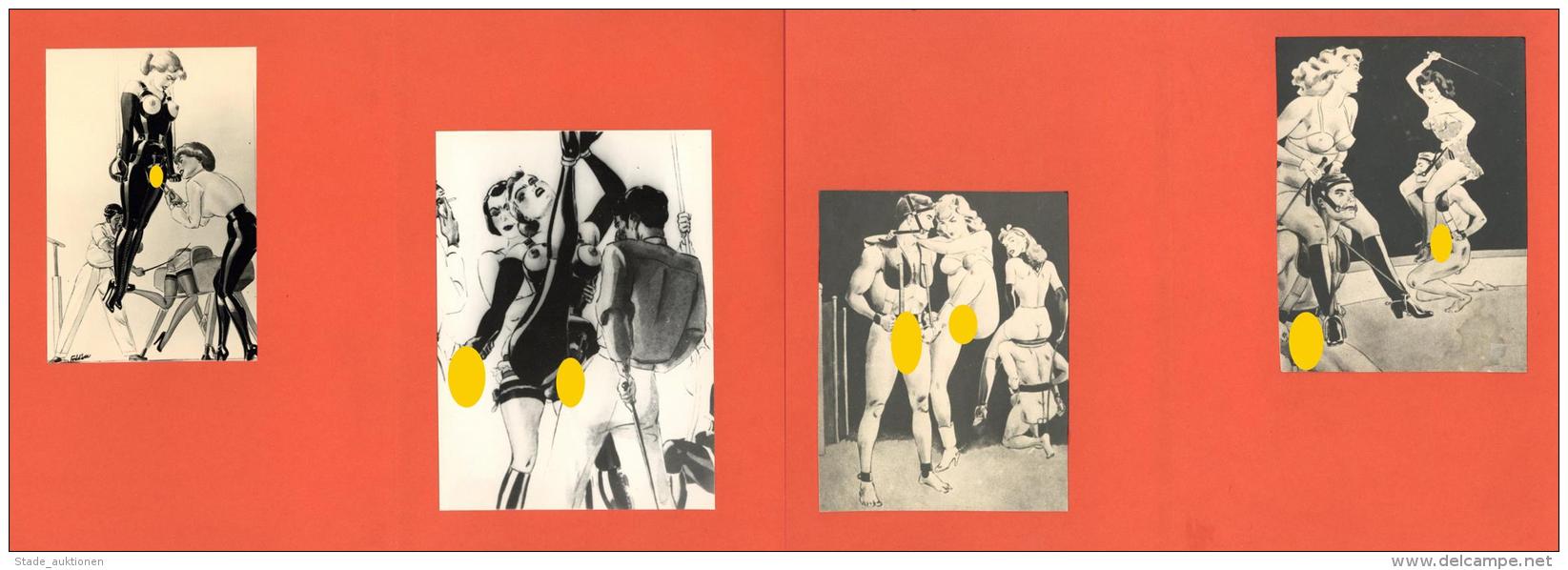 Erotik Partie Von &uuml;ber 130 Fotos (teils Abfotografiert)  Zeichnungen, Drucken, Usw. I-II Erotisme - Pin-Ups