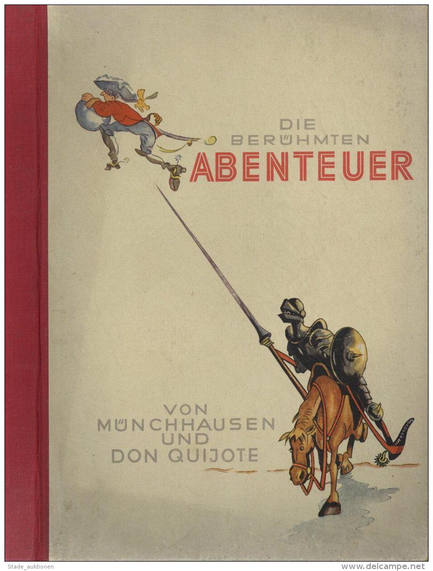 Sammelbild-Album Die Ber&uuml;hmten Abenteuer Von M&uuml;nchhausen Und Don Quijote Eilebrecht Zigaretten U. Rauchtabakfa - Sonstige & Ohne Zuordnung