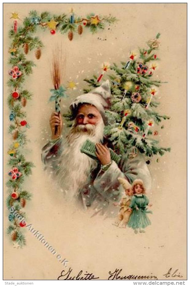 HGL Weihnachtsmann Puppe  Lithographie 1903 I-II Pere Noel - Sonstige & Ohne Zuordnung