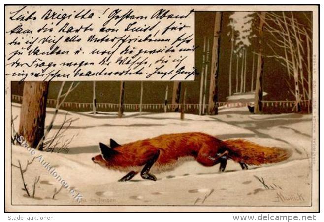 Mailick, A. Fuchs Winter  K&uuml;nstlerkarte 1901 I-II - Sonstige & Ohne Zuordnung