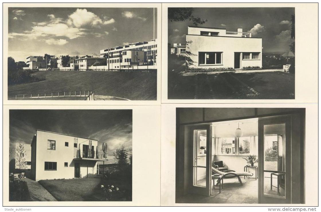 STUTTGART - 4 Versch. Foto- So-Karten WERKBUND-AUSSTELLUNG Die WOHNUNG 1927 Im BAUHAUS-STIL I - Autres & Non Classés