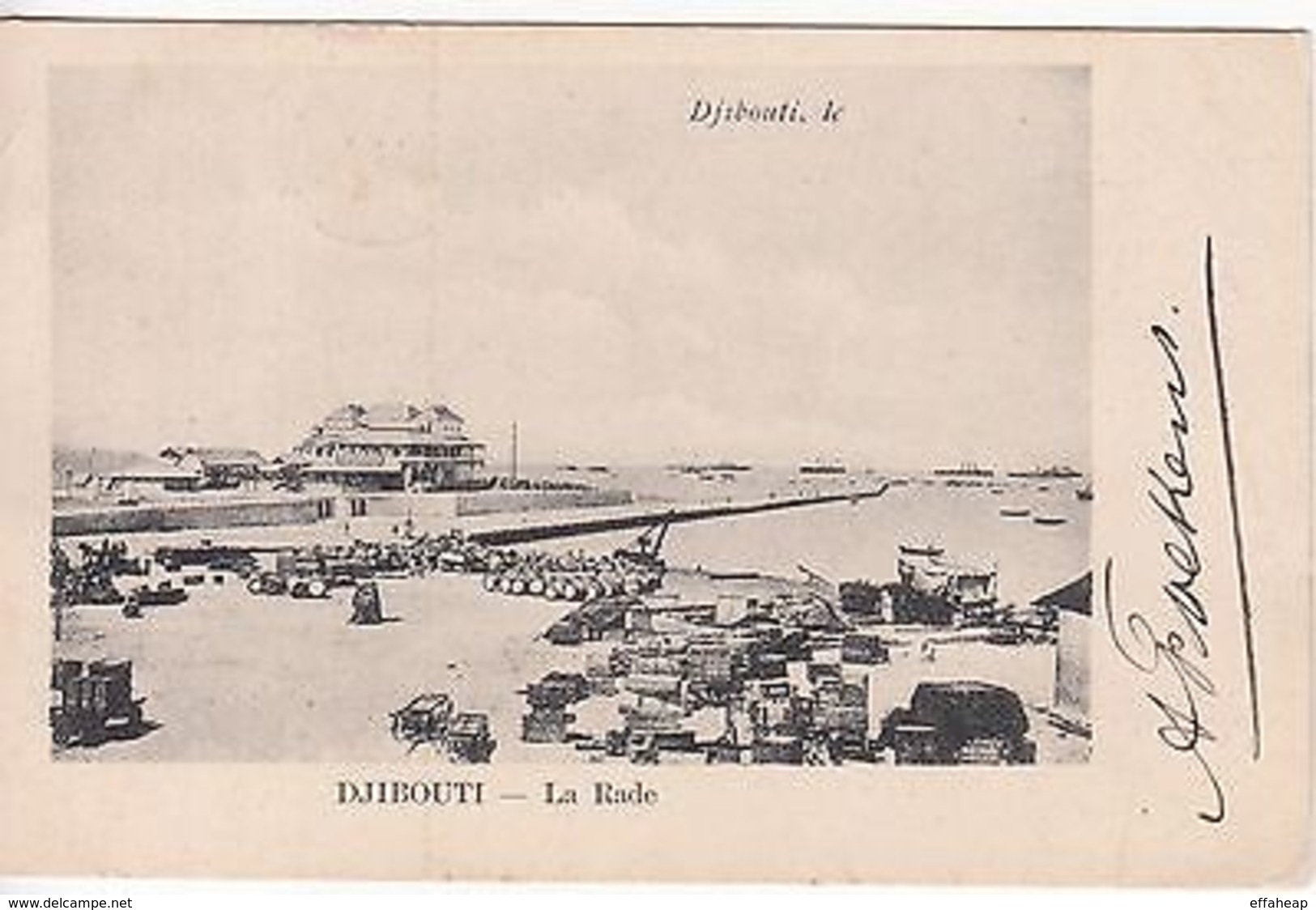 Djibouti: La Rade Postcard; Djibouti To Zeist, Holland, 5-16 November 1905 - Europe (Other)