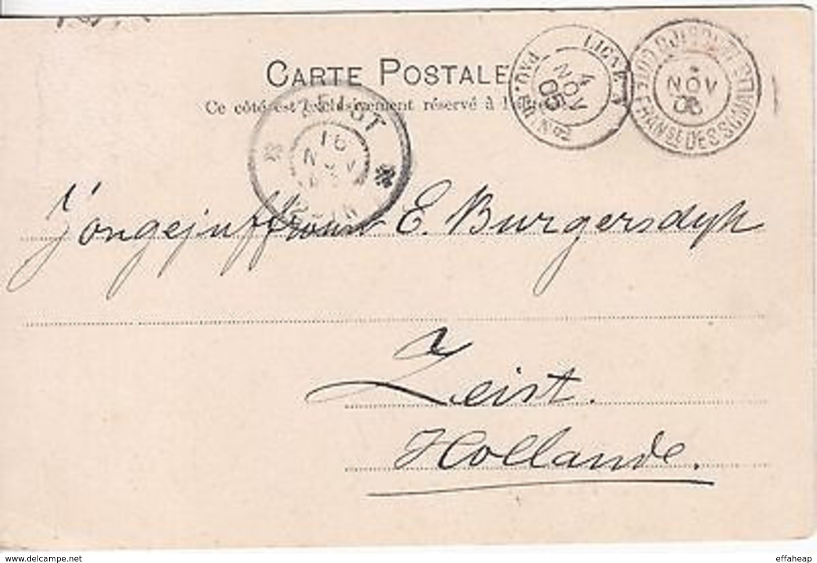 Djibouti: La Rade Postcard; Djibouti To Zeist, Holland, 5-16 November 1905 - Altri - Europa