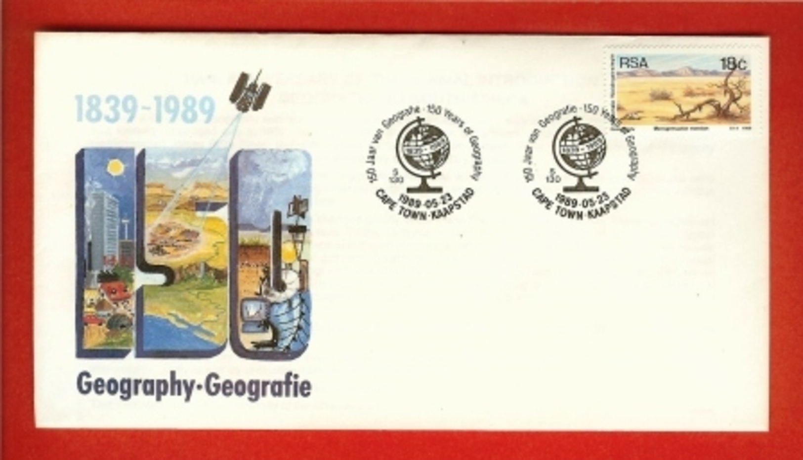 RSA 1989 Cover Mint Geography 771 - Geography