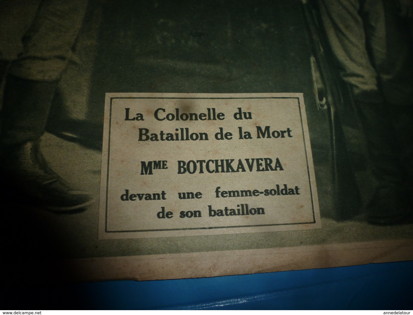 1917 J'AI VU:Bataillon De La Mort (Fem-soldats);Argot Sold-all;American Volunteer Motor Ambulance Corps;Zoulou;AS-women - Français