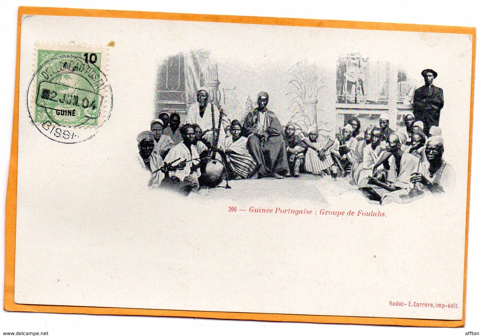 Guinea Bissau Portugaise 1900 Postcard - Guinea-Bissau