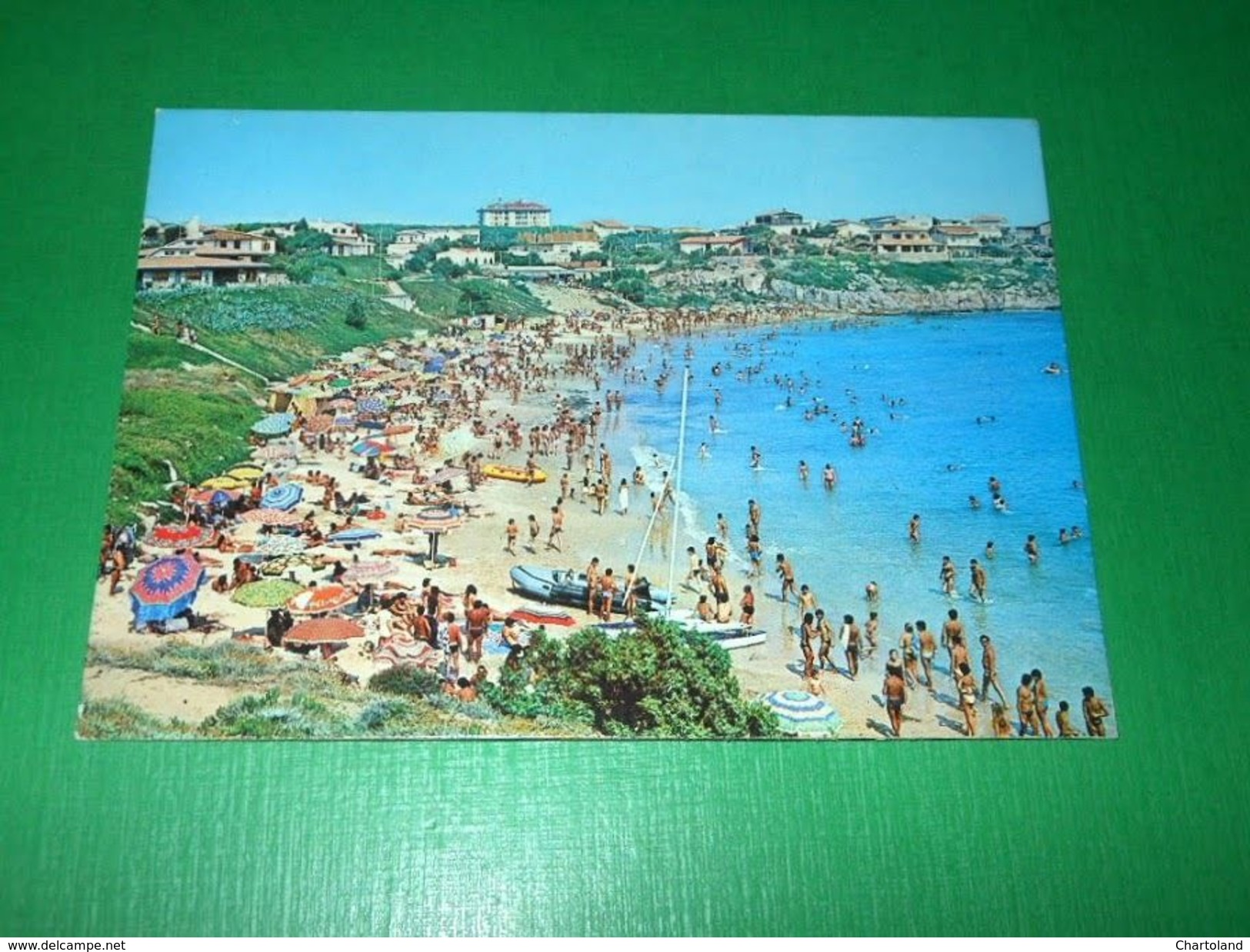 Cartolina Portoscuro - Spiaggia Di Portopaglietto 1984 - Cagliari