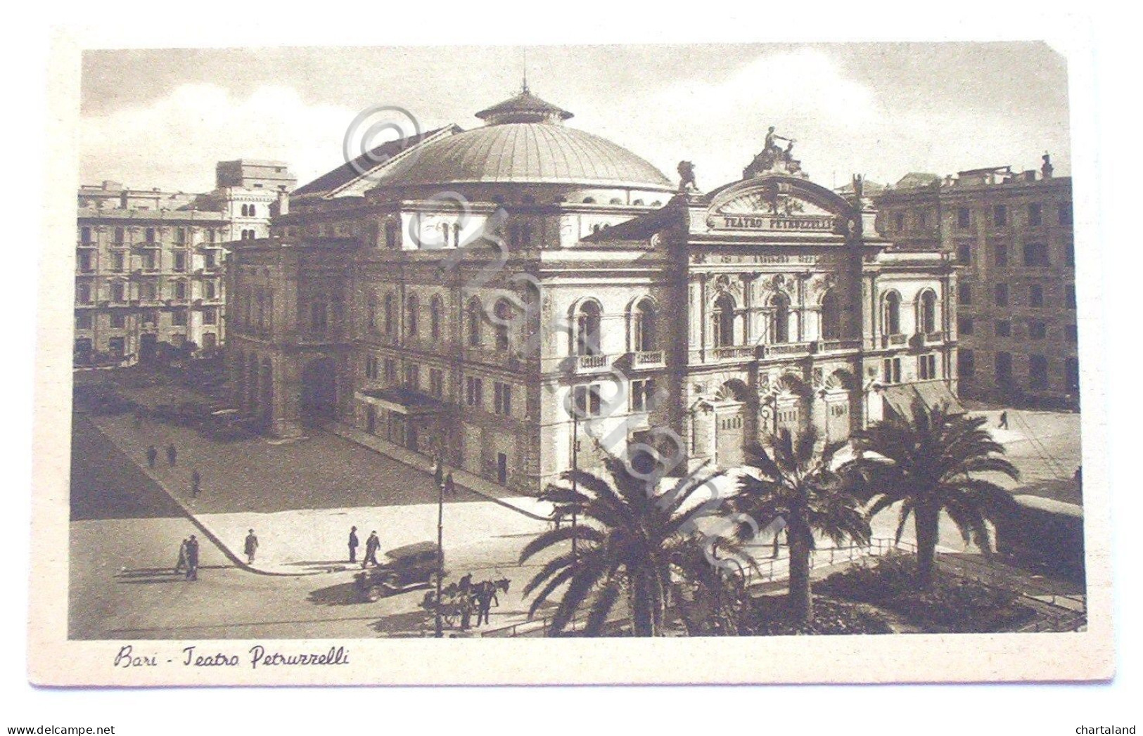 Cartolina Bari - Teatro Petruzzelli 1940 Ca. - Bari