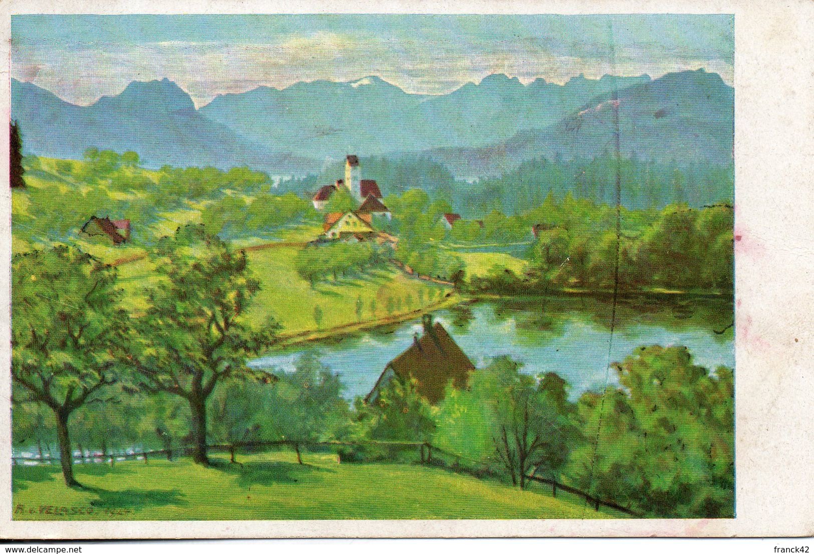 Allemagne. Weissensberg. Carte Illustrée - Weissenburg