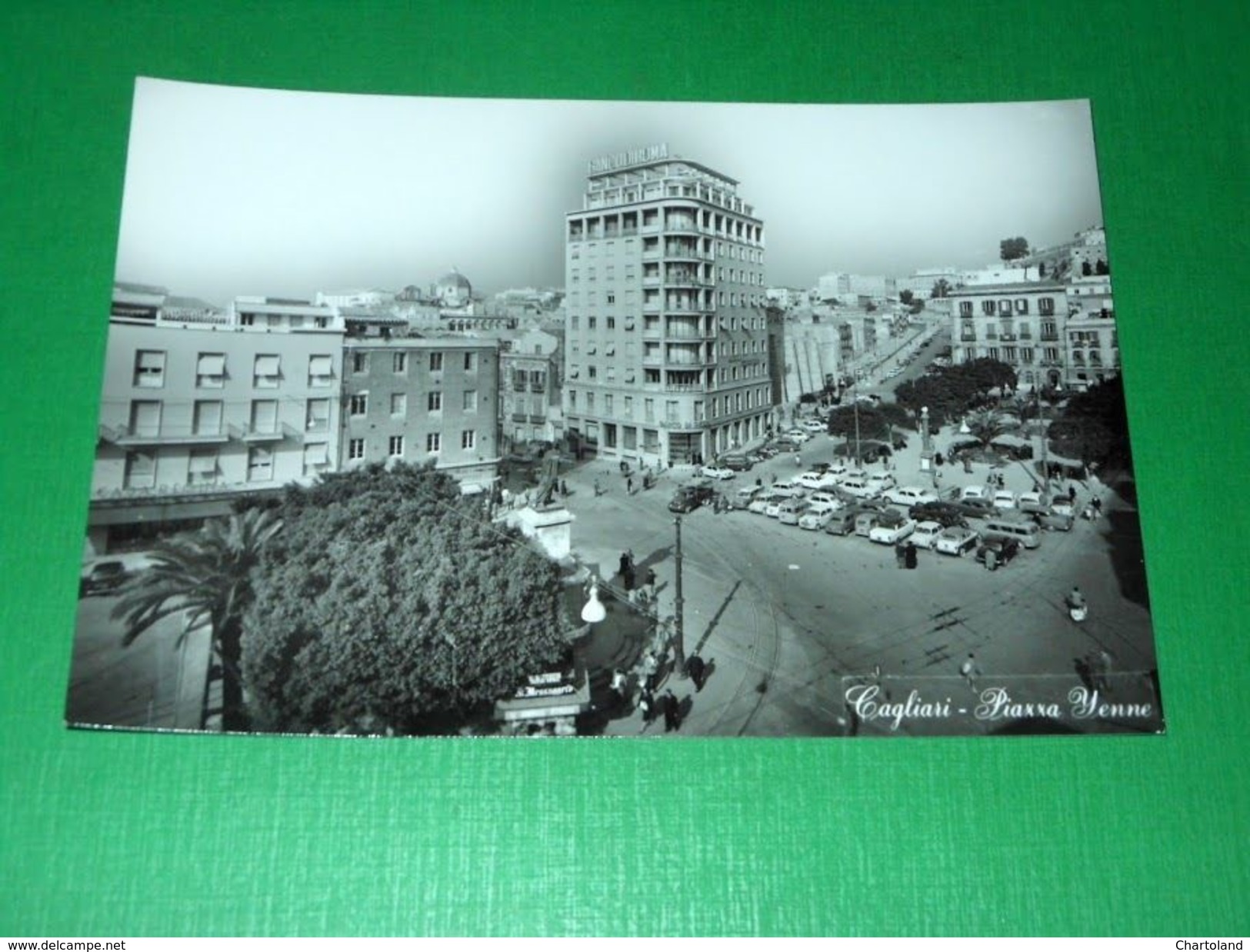 Cartolina Cagliari - Piazza Yenne 1960 Ca - Cagliari