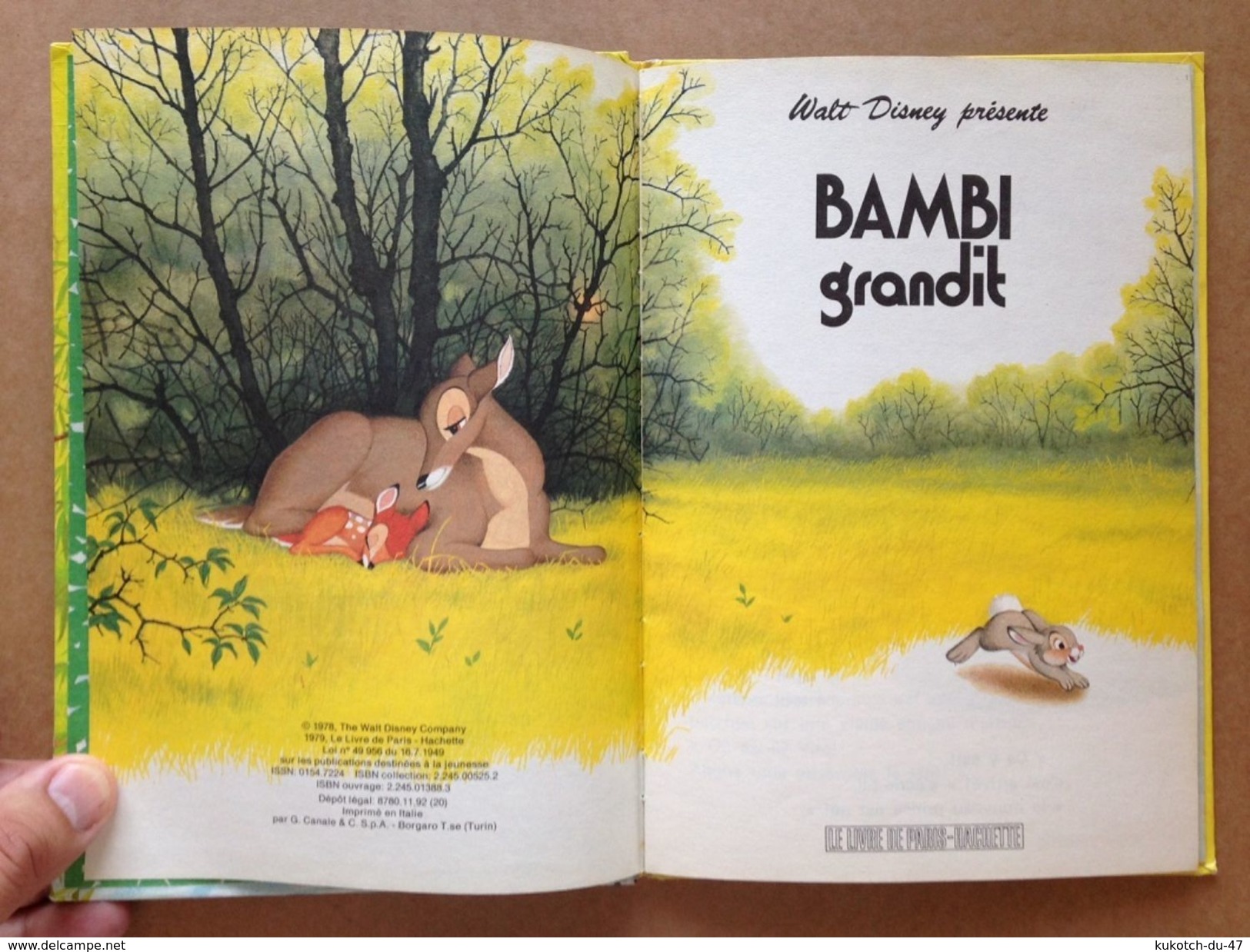 Disney - Mickey Club Du Livre - Bambi Grandit (1992) - Disney
