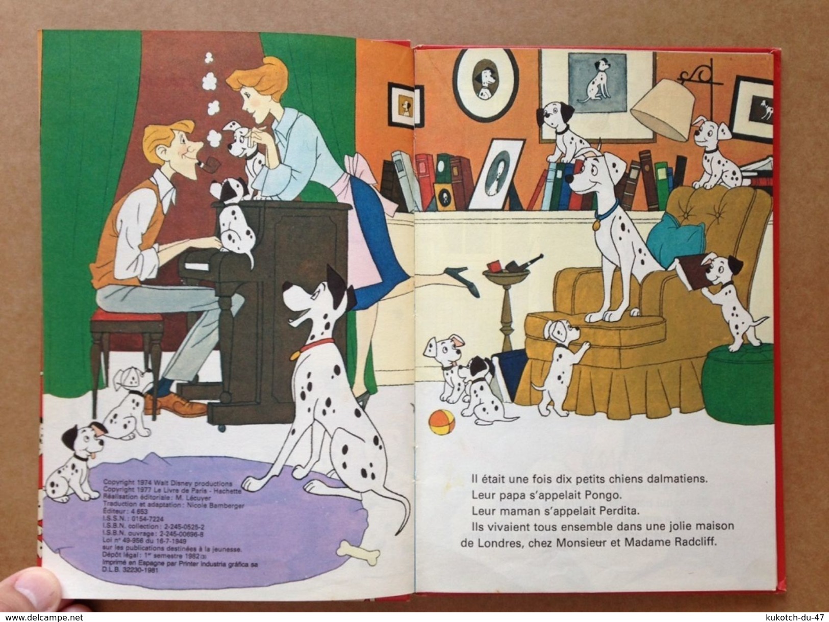Disney - Mickey Club Du Livre - Les 101 Dalmatiens (1982) - Disney