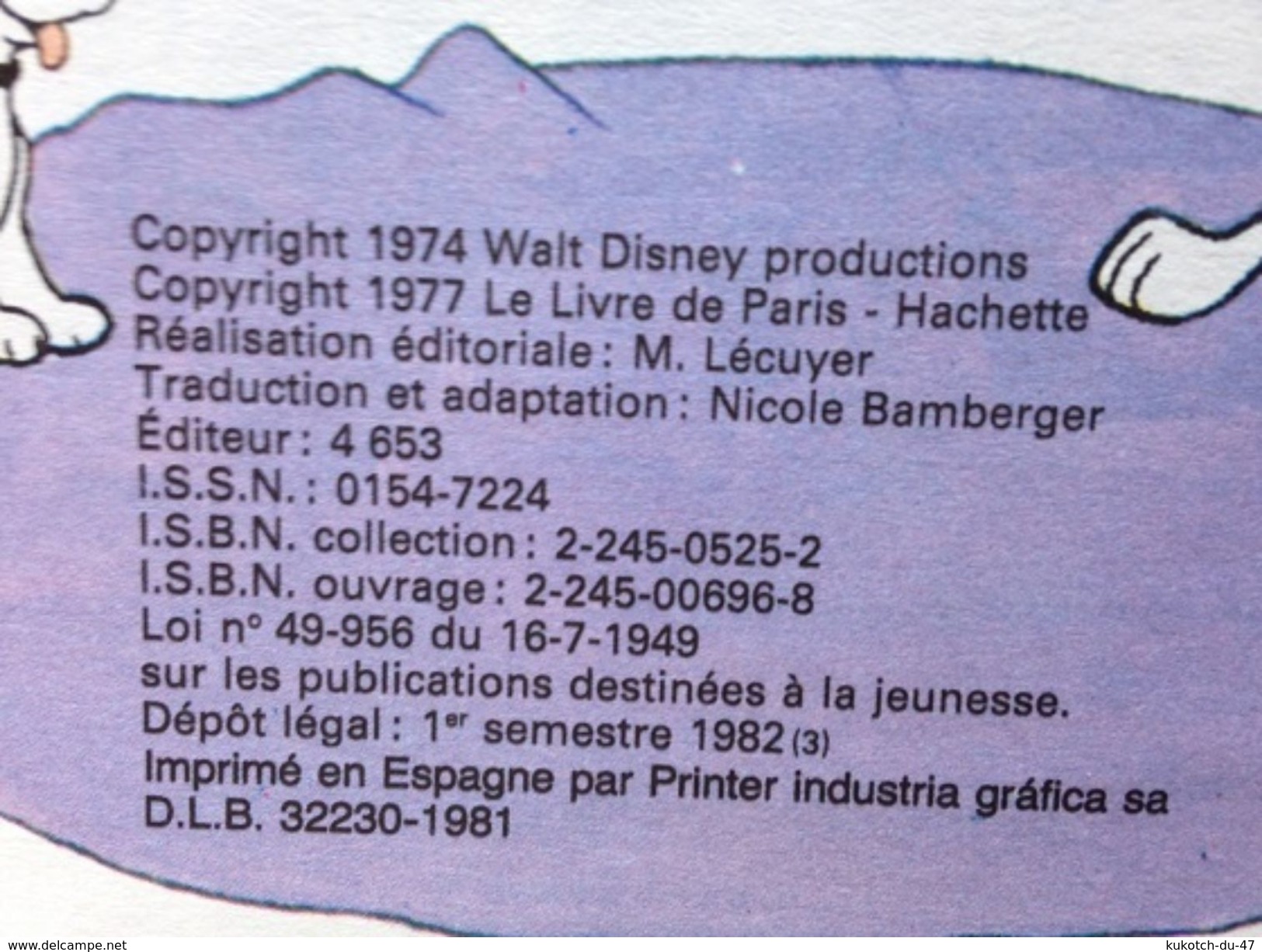 Disney - Mickey Club Du Livre - Les 101 Dalmatiens (1982) - Disney