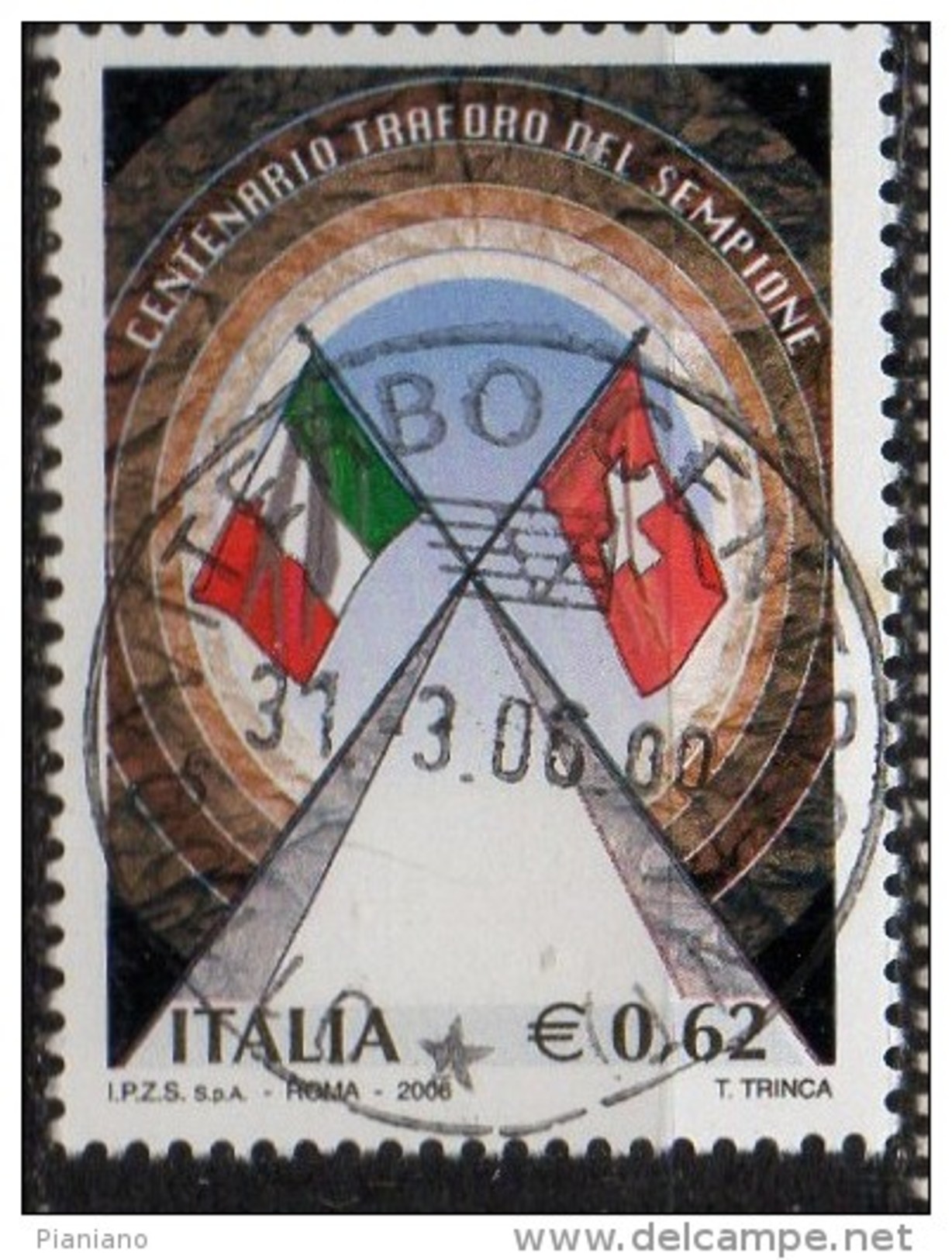 PIA - ITALIA - 2006 : Centenario Dell' Inaugurazione Del Traforo Del Sempione  - (SAS 2889) - 2001-10: Usati