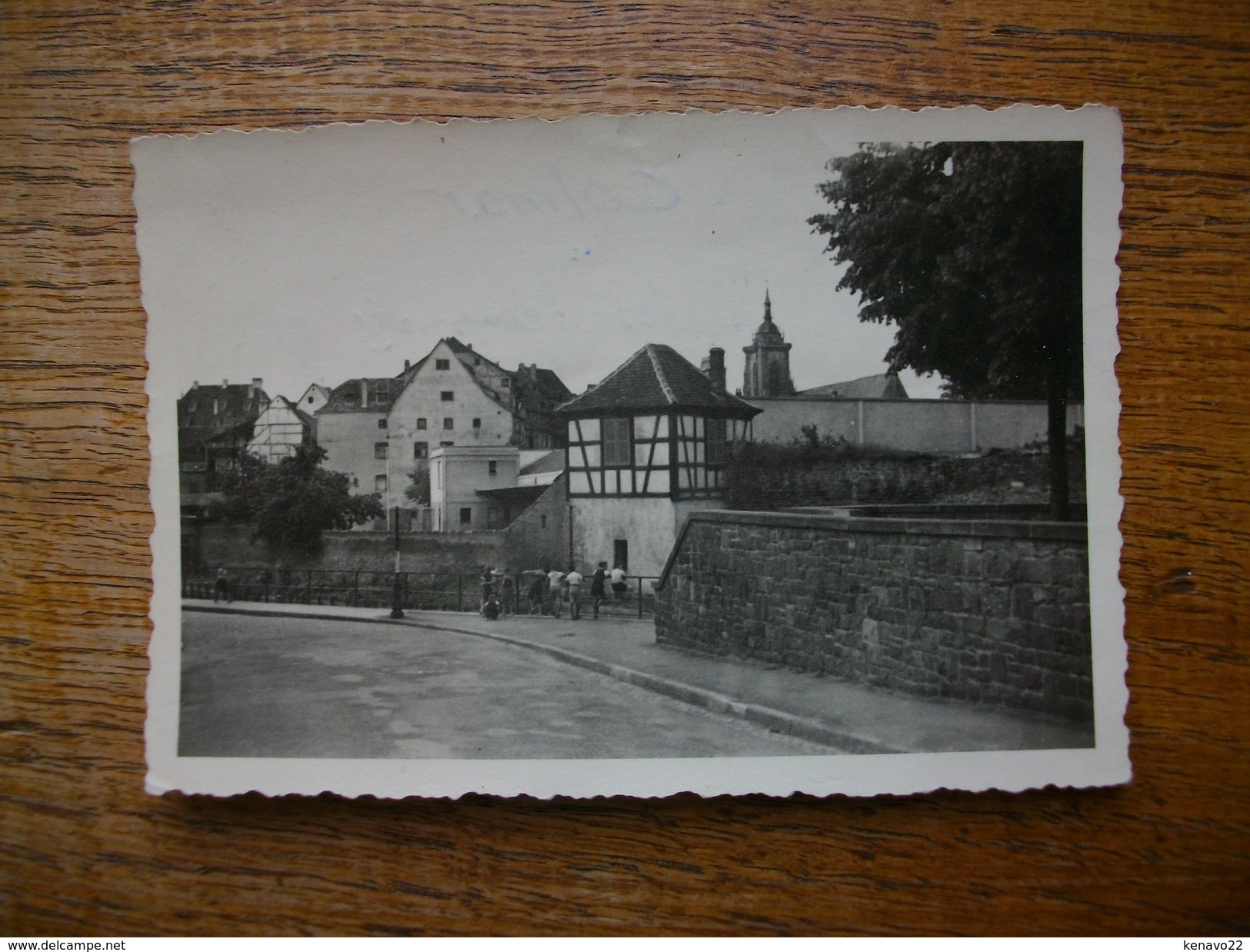 4 Petites Photos De Colmar  "" Photo 7 X 10 Cm "" Tour D'obs , La Lauch Et Halles , Petite Venise , Ancien Poste Police - Lieux