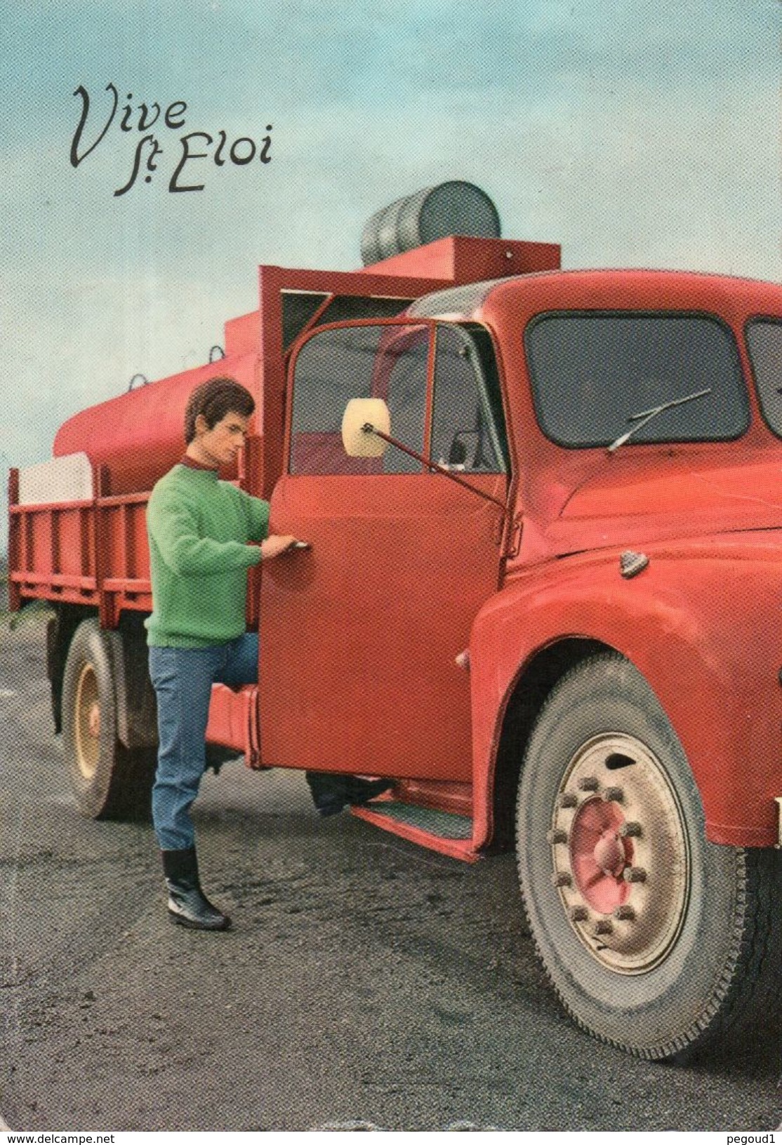 CARTE POSTALE MODERNE. AUTOMOBILE.CAMION. VIVE SAINT-ELOI. Achat Immédiat - Trucks, Vans &  Lorries