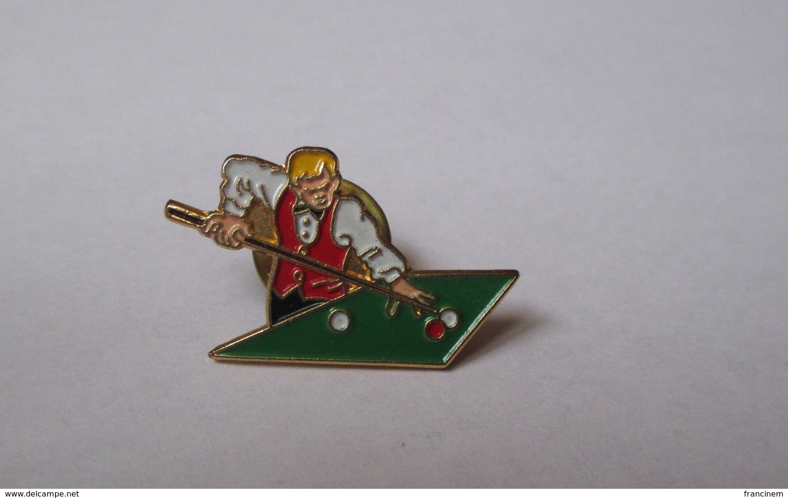 Pin's Joueur De Billard - Billares