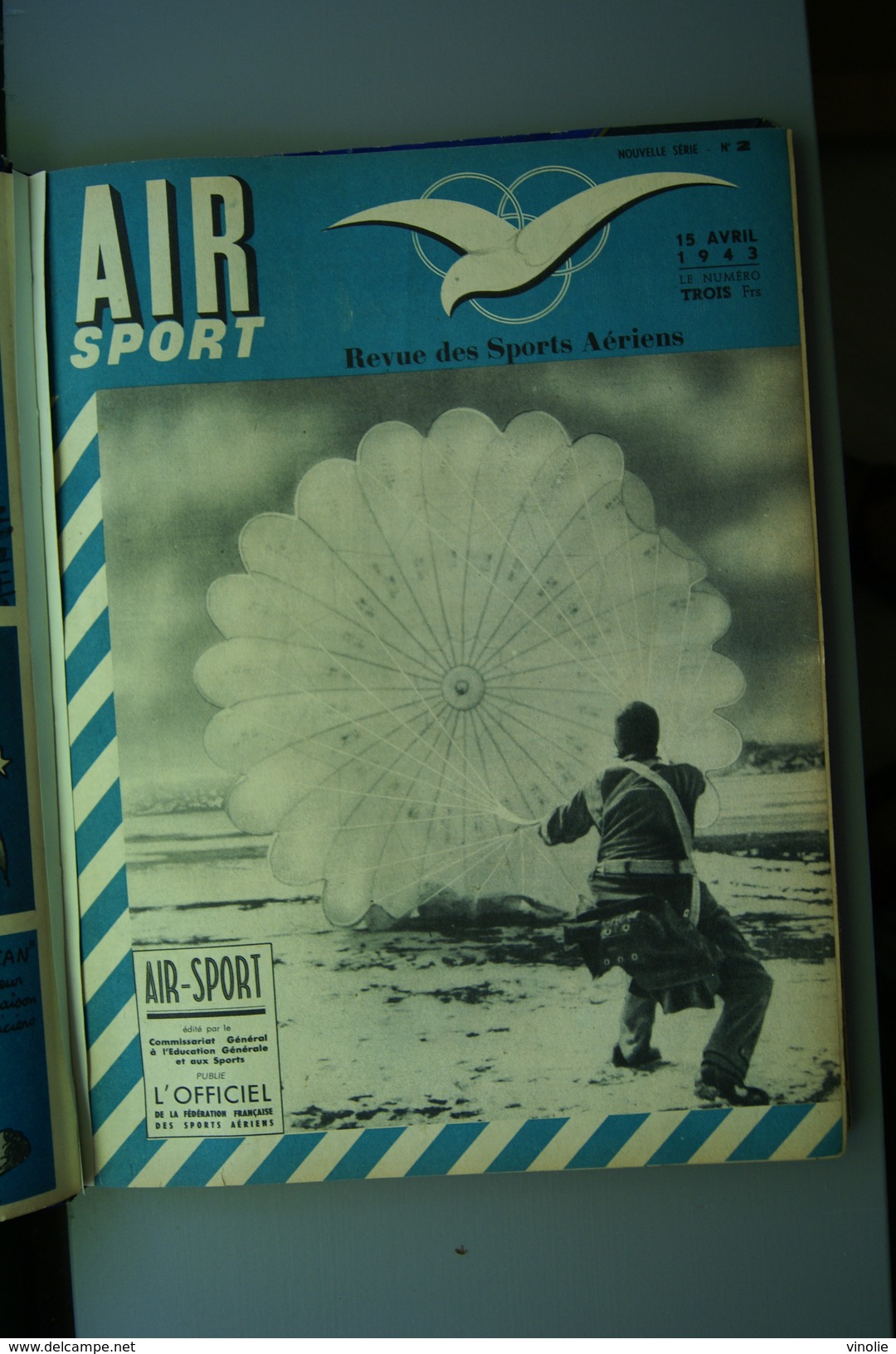 Livre Relié Les 18 Numéros D'air Sport   1943. Voir Photos Des 18 Unes Et Liste Des Articles. - Autres & Non Classés