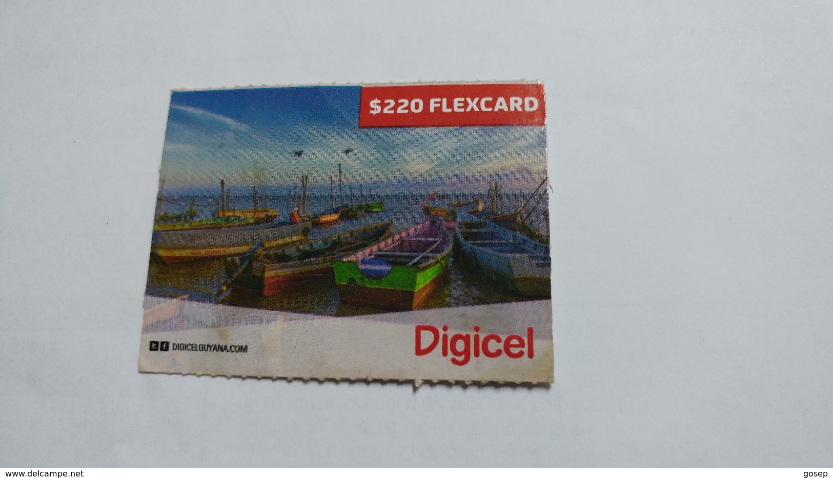 Guyana-digicel Prepiad Card-$220 Flexcard-used+1card Prepiad Free - Guyane