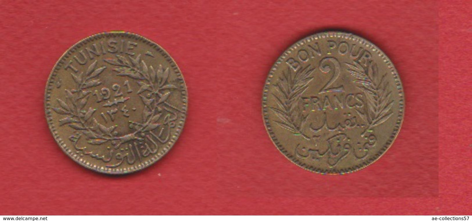 Tunisie / KM 248 / 2 Francs 1921 / TTB - Tunesien
