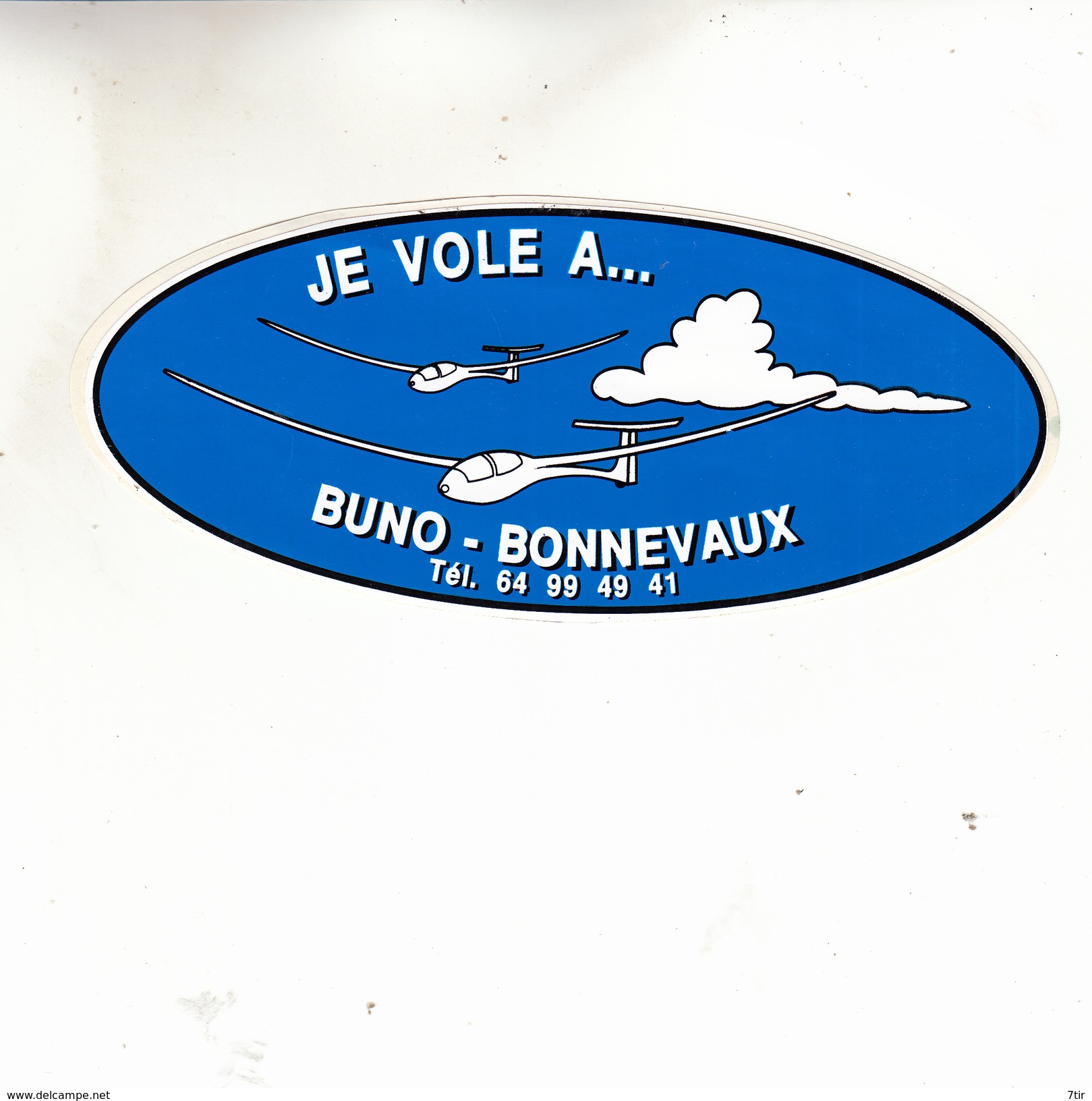 JE VOLE A BUNO BONNEVAUX  AUTOCOLANT - Stickers