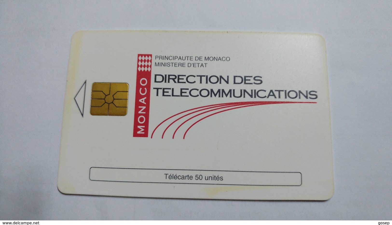 Monaco-direction Des Telecommunications-(50units)-12/1993-usedcard+1card Prepiad Free - Monaco