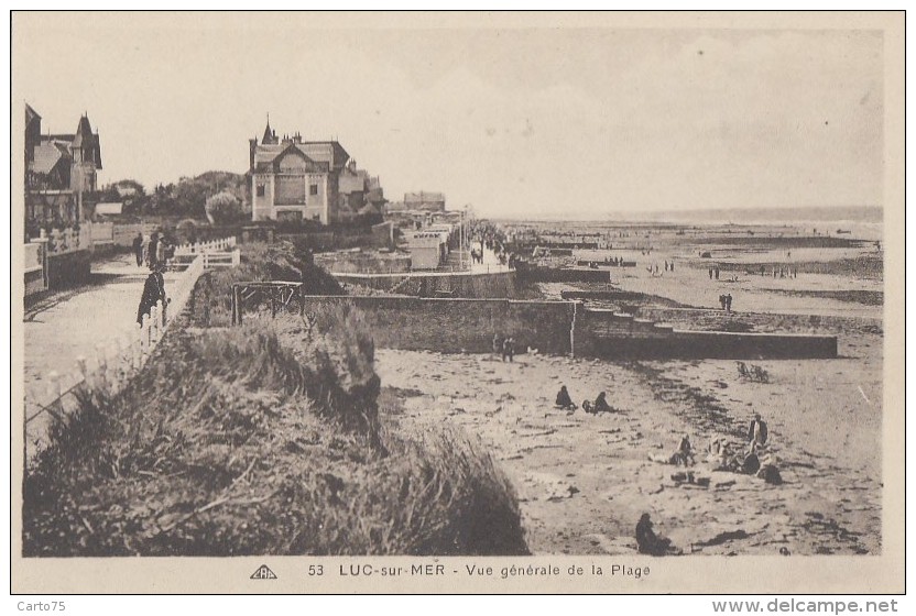 Luc Sur Mer 14 - Vue Générale De La Plage - Luc Sur Mer