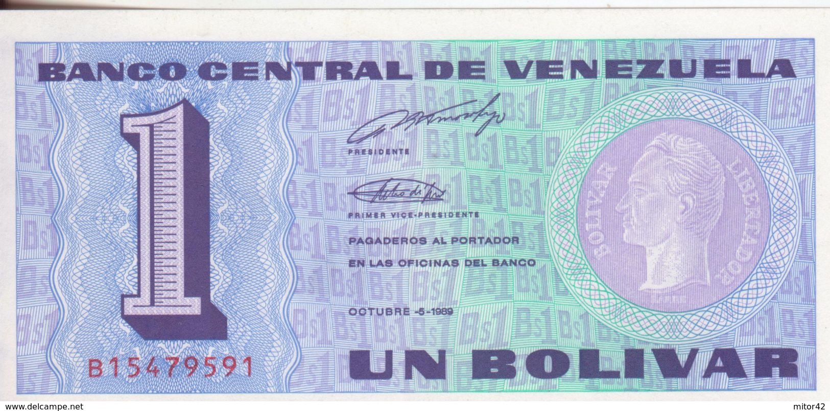 74-Venezuela-Cartamoneta-Banconota F.D.S.-1 Bolivar-Stato Di Conservazione: Ottimo - Venezuela