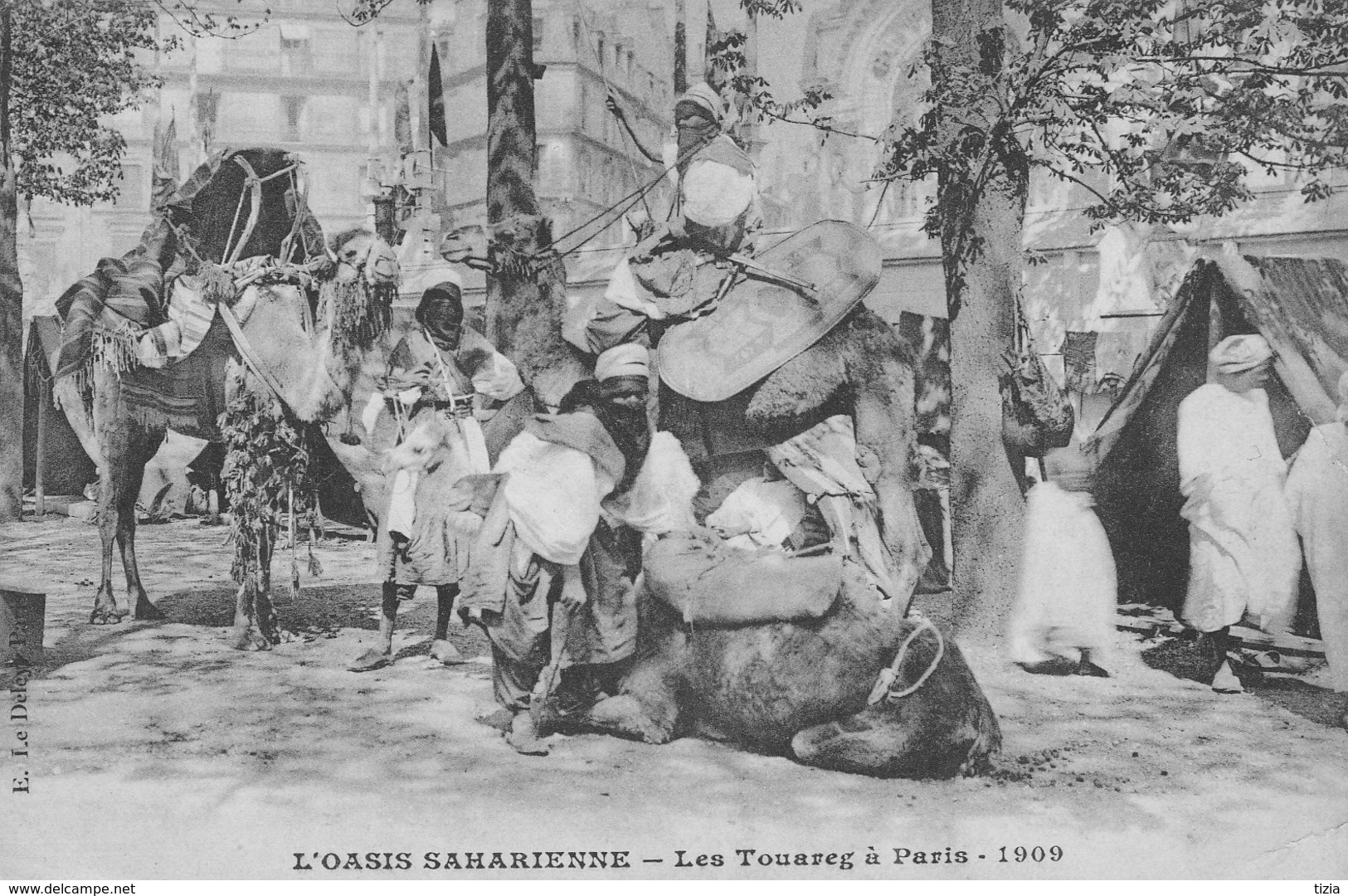 L'Oasis Saharienne.- LesTouareg à Paris 1909 - Sahara Occidental